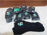 12 Pair of Slipper Black Socks