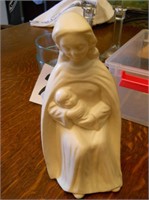 Madonna & Child Glass Figurine