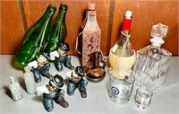 Laurel and Hardy Bottle Holders and Bar Misc