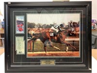 Secretariat 1973 Triple Crown Champ Framed Print