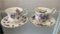 Royal Albert Sweet Violets & Feb Cup & Saucer