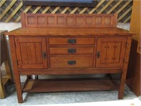 OAK BUFFET CABINET