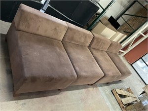 Brown Love Seat Couch ( Set of 4)