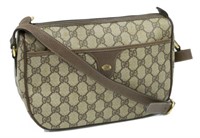 GUCCI SHOULDER BAG IN MONOGRAM CANVAS