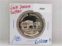 1oz .999 Silver SD Buffalo Round