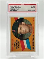 1960 Lou Klimchock RC Topps Graded Baseball Card