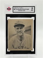 1939 Milburn Shoffner Rookie Graded Baseball Card