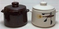 (2) WEST BEND BEAN POTS,