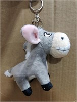 Cute Cartoon Little Donkey Plush Keychain