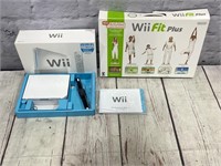 Wii Game Console & Wii Fit Plus