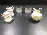 Vintage Creamer & Sugars