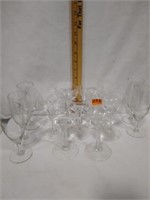 Etched stemware lot