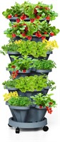 Strawberry Stackable Planter - Dark Grey