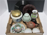 BOX: ASSORTED JAPAN AND OTHER DÉCOR CHINA