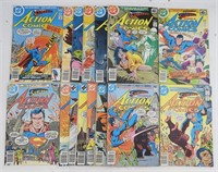 (15) 1970s DC ACTION COMICS - SUPERMAN