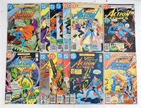 (14) 70s-80s DC ACTION COMICS - SUPERMAN