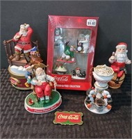 Coca-Cola Lot-Music Box/Ornaments/Magnets/Misc