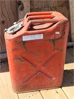 Red US Military Jerry Can / Gas Can