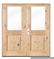Krosswood Doors.  72in x 80 in Rustic Knotty