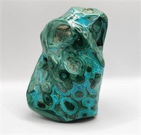 Malachite with Chrysocolla from Congo