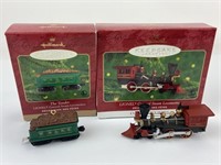 2 Hallmark Keepsake Lionel Ornaments