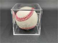Signed Autographed Wilson Baseball In Case