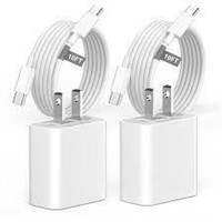 ORIGINAL FAST IPHONE WALL & CABLE CHARGER 10FT