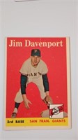 1958Topps - Jim Davenport - #413 San Francisco Gia