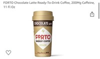 2 Pack FORTO Chocolate Latte Ready-To-Drink