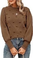 NEW! Miessial Women's Casual Crewneck Pullover
