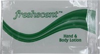 Freshscent HandBodyLotion .25oz packet case 1000