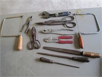 coping saws, snips, misc
