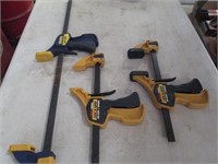 three grip clamps
