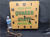 Old Quaker State Clock Needs Repairs