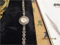 Boma Sterling Marcasite Watch-Clasp Marked
