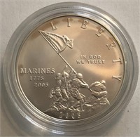 2005 Marine Corps Silver Dollar