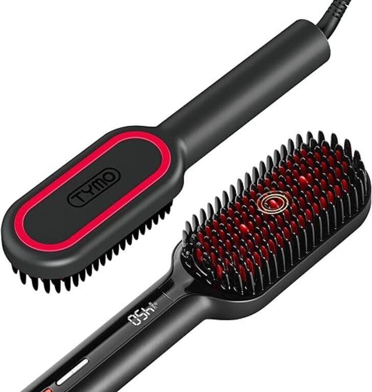 TYMO Ionic Plus Hair Straightener Brush - For