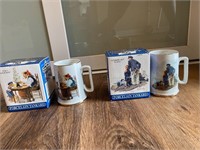 Coffee mugs Norman Rockwell’s collection