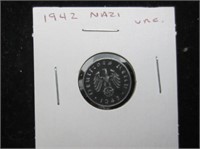 Uncirculated 1942 1 pf Germany