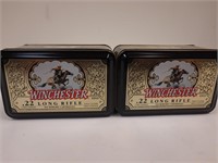 Two 1993 Winchester .22 LR tins