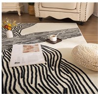 YIHOUSE Faux Wool Collection 4'×6' Area Rug