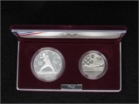 1992 2-Coin Olympic Commemorative Set-