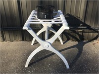 Luggage Stand and Tie Carousel