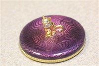 Very Rare Faberge Enamel Lid