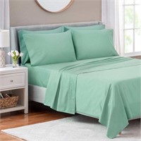 6-Pc Martha Stewart Sheet Set, Double, Green