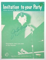 JERRY LEE LEWIS, Signature Sheet Music