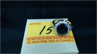 4.58 ct. sapphire estate ring