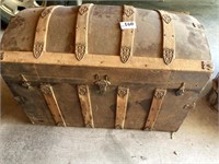 Antique Camel Back Trunk