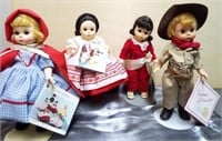 J - LOT OF 4 MADAME ALEXANDER COLLECTIBLE DOLLS