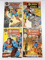 (4) VINTAGE 1971 ACTION COMICS